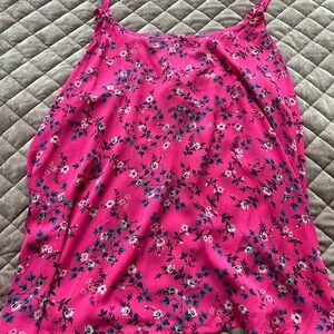 Torrid Pink Floral Tank Top